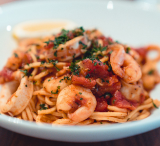 Mediterranean Seafood Pasta