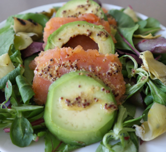 Summer Smoked Salmon Salad