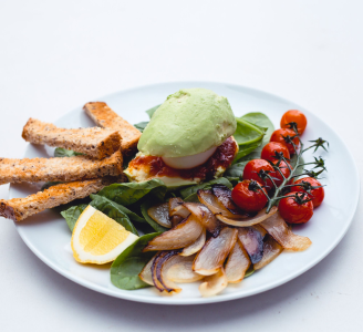 Avocado Burger (Vegetarian)